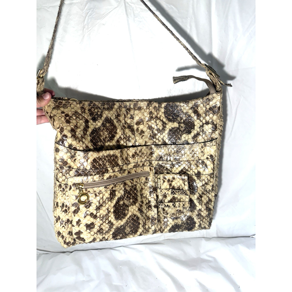 Galerias Drilo Authentic Python Snake Leather Pur… - image 1